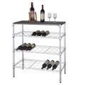 DIY moderno metal garrafa de vinho organizador rack, aprovação NSF